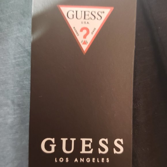 Guess Black Rhinestone Alligator Graphic Tee New - Picture 5 of 5